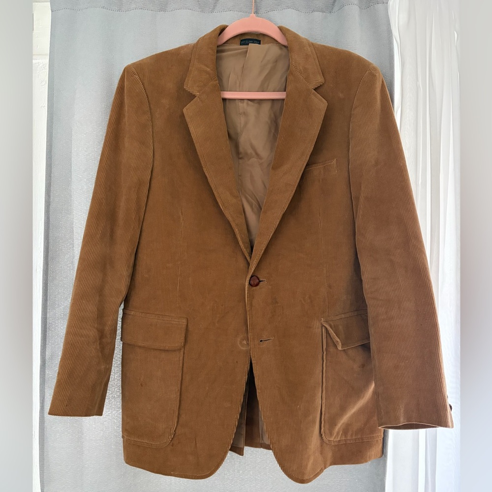 Vintage Jordache Tan Corduroy Blazer